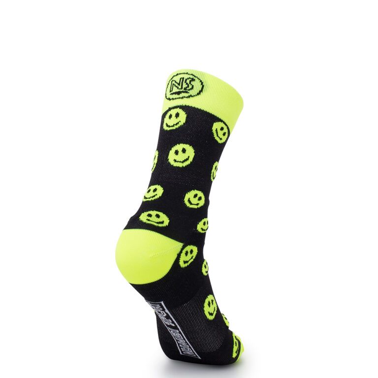 CALCETINES RUNNING BE HAPPY NEGRO