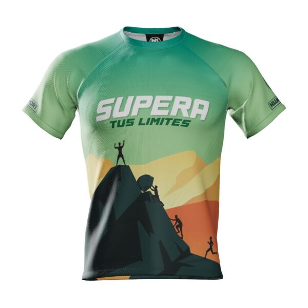 CAMISETA RUNNING HOMBRE SUPERA TUS LÍMITES