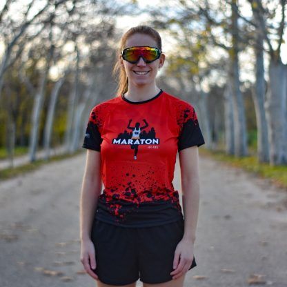 camiseta maratón mujer