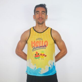 camiseta running tirantes hombre