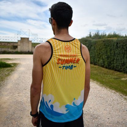 camiseta running tirantes hombre