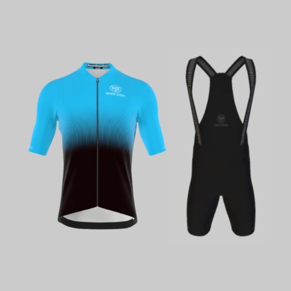 Ropa Ciclismo Hombre Azul Degraded