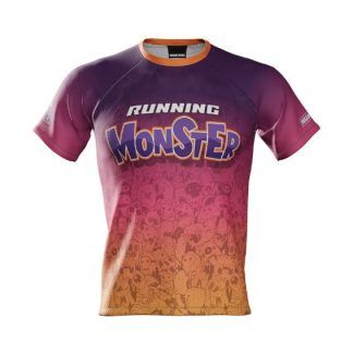 camiseta niño running monster