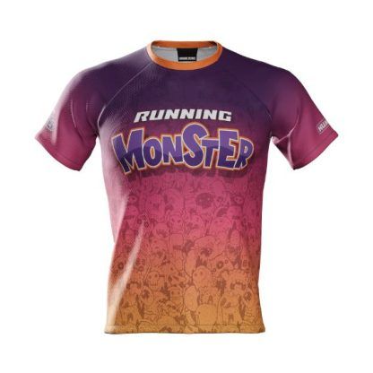 camiseta niño running monster