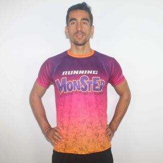 camiseta running monster hombre