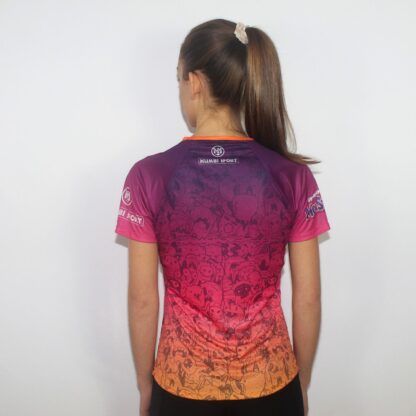 camiseta running monster mujer