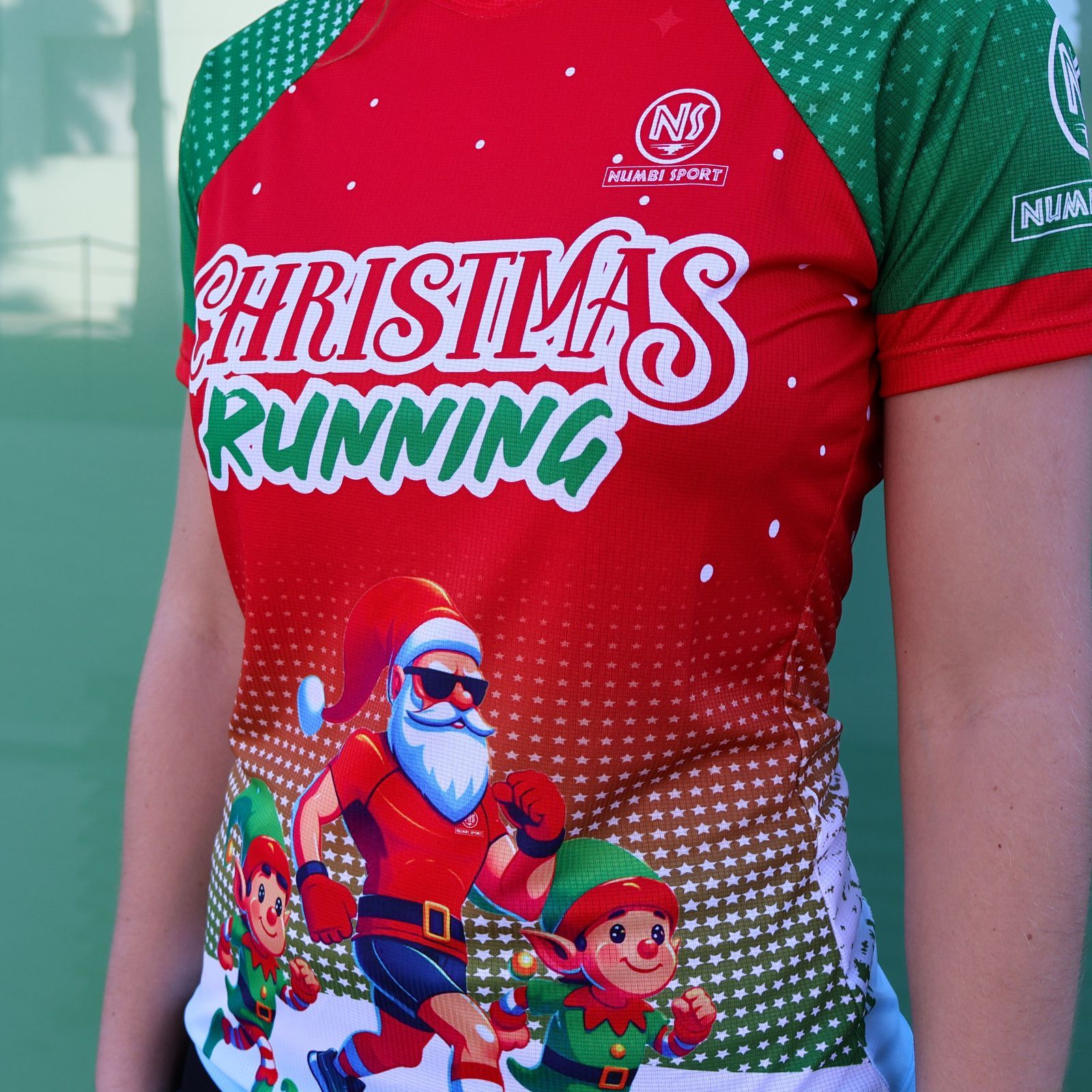 Christmas_Running_Mujer CAMISETA CHRISTMAS RUNNING MUJER - Imagen 4