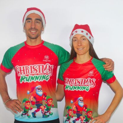 camiseta running navidad