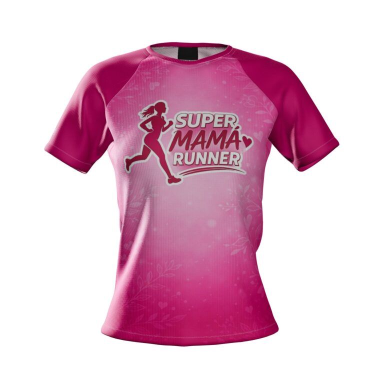 Camiseta Running Mujer Día de la Madre | Edición Limitada | Nombre Personalizable